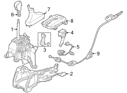 2023 Honda HR-V STOPPER SET Diagram for 54023-3W0-A81