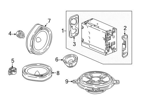 2022 Honda Accord Sound System Diagram