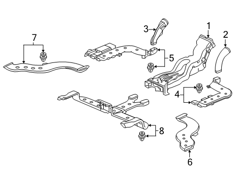 2022 Honda Passport Ducts Diagram