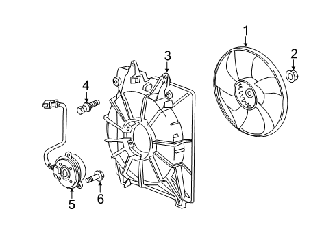 2023 Honda Odyssey Cooling Fan Diagram