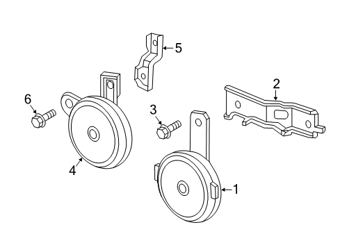 2022 Honda HR-V Horn Diagram