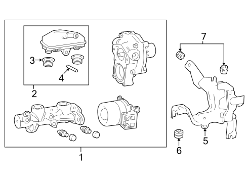 2024 Honda Accord CYLINDER SET Diagram for 57306-30B-A00