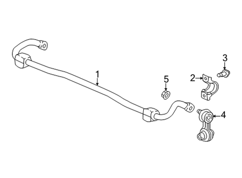 2023 Honda Civic STABILIZER, RR Diagram for 52300-T22-A01