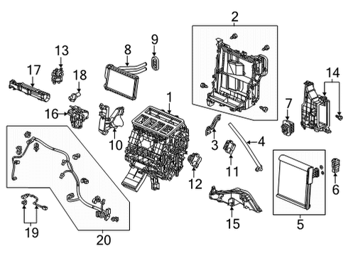 2022 Honda Civic SW *NH900L* Diagram for 79610-T20-A31ZB