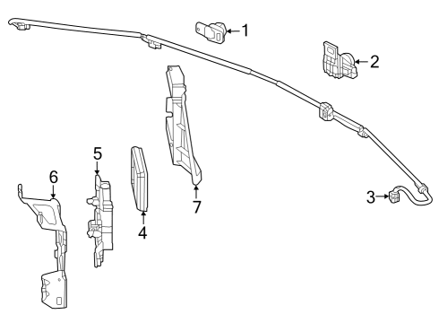 2024 Honda HR-V SENSOR *NH731P* Diagram for 39680-3T0-J01ZD