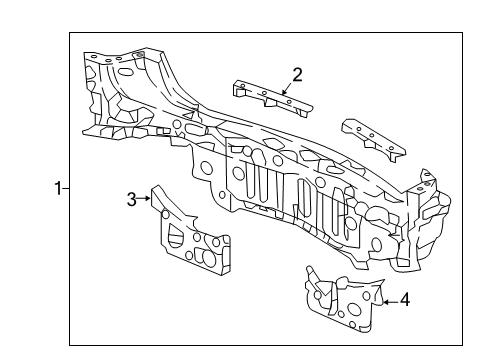 2022 Honda CR-V Hybrid Rear Body Diagram 2