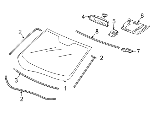 2022 Honda CR-V Hybrid Lane Departure Warning Diagram 1