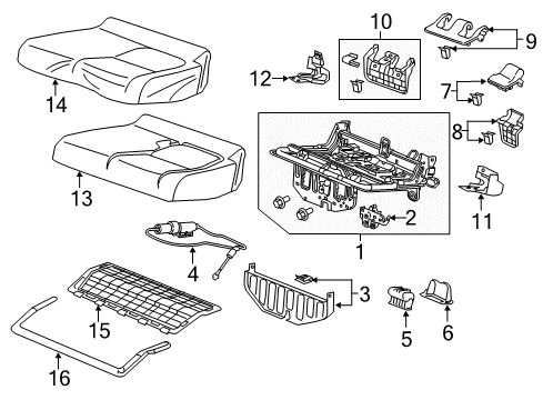 2024 Honda Odyssey Third Row Seats Diagram 2