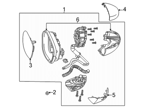 2022 Honda Civic CAP, L- *B637P* Diagram for 76251-T20-A01ZN