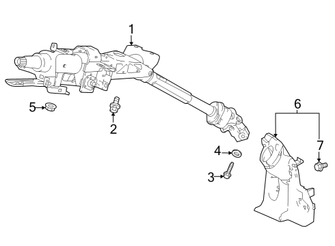 2023 Honda Accord COLUMN ASSY-, STRG Diagram for 53200-30A-A02