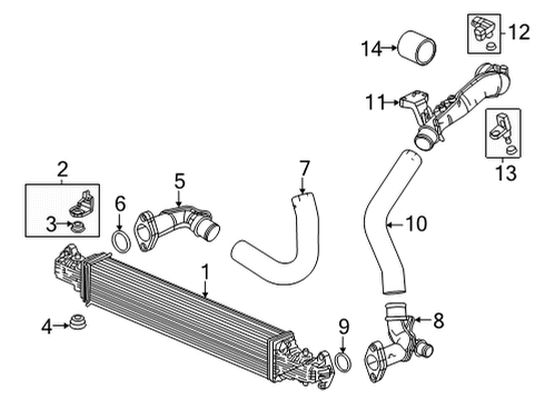 2023 Honda Civic Intercooler Diagram 1