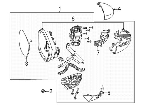 2023 Honda Civic CAP, L- *NH547* Diagram for 76251-T20-A31ZM