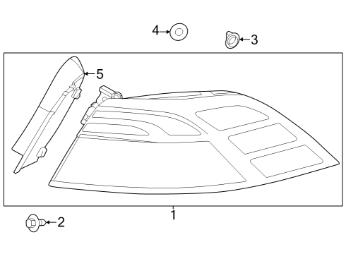 2024 Honda Accord TAILLIGHT ASSY-, L Diagram for 33550-30A-A01