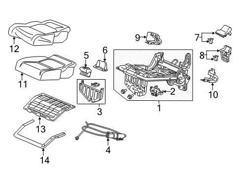 2024 Honda Odyssey Third Row Seats Diagram 4