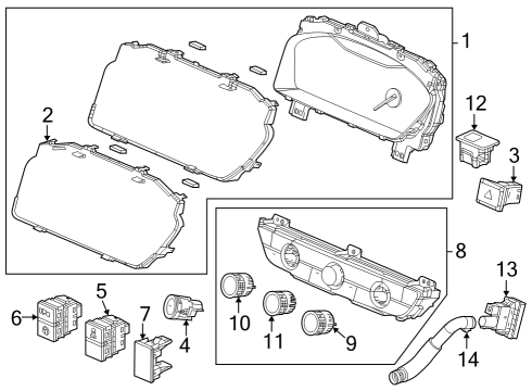 2023 Honda CR-V W-HEADLIGHT ASSY-, R Diagram for 33100-3A0-A22