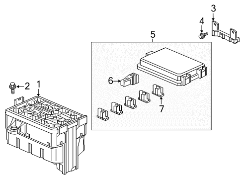 2024 Honda Odyssey Electrical Components Diagram 2