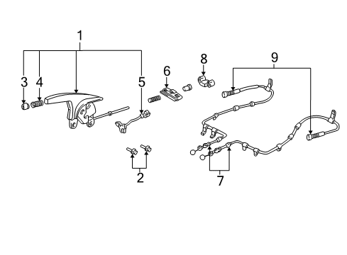 Bolt-Washer (8X25) Diagram for 93403-08025-05