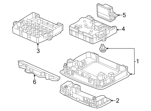 2024 Honda HR-V LIGHT ASSY-, MAP Diagram for 34400-T20-A31