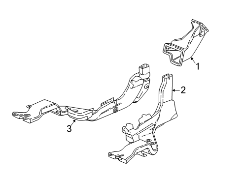 2022 Honda CR-V Hybrid Ducts Diagram