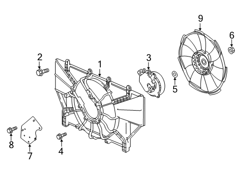 2022 Honda Accord Cooling System, Radiator, Water Pump, Cooling Fan Diagram 2