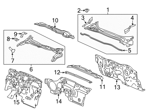 2022 Honda HR-V Cowl Diagram