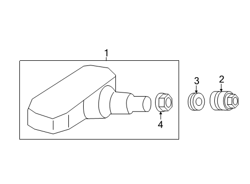 2023 Honda Passport Tire Pressure Monitoring Diagram