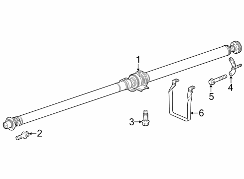 2024 Honda CR-V SHAFT, PROPELLER Diagram for 40100-3A0-A11