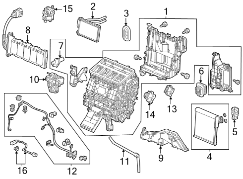 2024 Honda Accord EVAPO SUB-ASSY Diagram for 80210-30A-A01