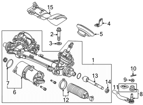 2023 Honda Civic MOTOR Diagram for 53660-T38-A13