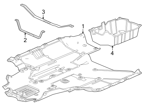 2023 Honda CR-V Hybrid Exterior Trim - Pillars Diagram 2