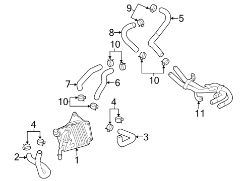 2023 Honda Civic Trans Oil Cooler Diagram 2