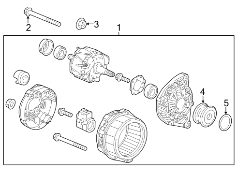 2023 Honda CR-V Hybrid Alternator Diagram