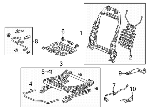 2023 Honda Civic Tracks & Components Diagram 2