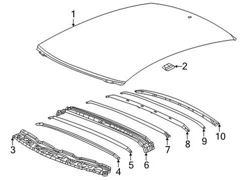 2022 Honda Civic BRACKET (INNER) Diagram for 64191-T20-305ZZ