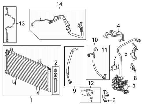 2022 Honda CR-V Hybrid Air Conditioner Diagram 2