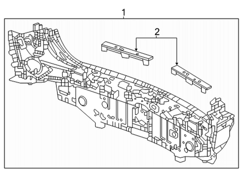 2022 Honda CR-V Hybrid Rear Body Diagram 1