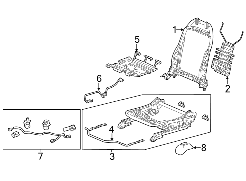 2024 Honda CR-V Tracks & Components Diagram 3