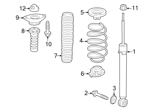 2024 Honda HR-V SPRING, RR Diagram for 52441-3W0-A01