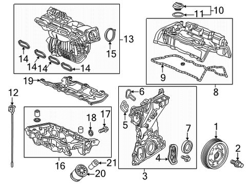 2022 Honda Civic CAMSHAFT COMP, IN Diagram for 14110-64A-A00