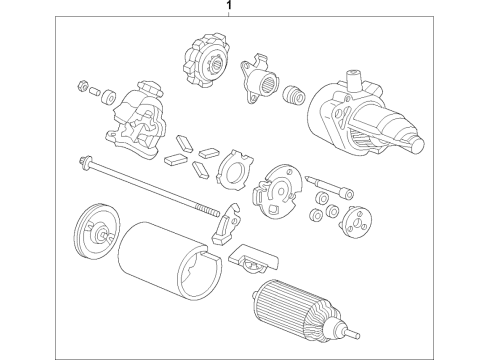 2022 Honda Passport Starter Diagram