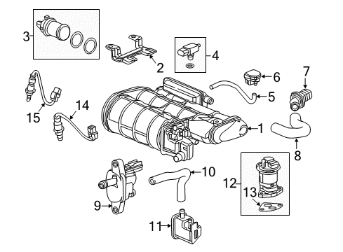 2022 Honda Pilot EGR System Diagram 1