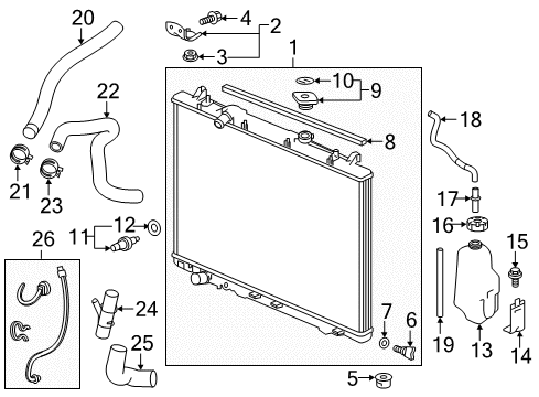 2022 Honda Pilot ELECTRONIC CONTROL U Diagram for 37820-RLV-B81