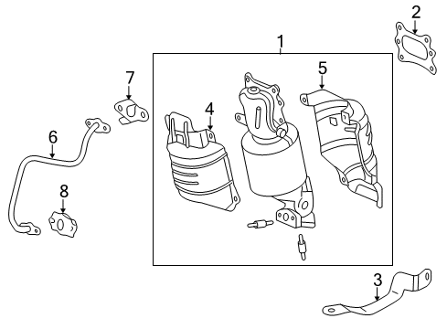 2022 Honda Pilot Exhaust Manifold Diagram