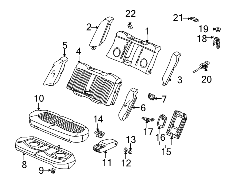 Armrest (Light Quartz Gray) Diagram for 82180-S4K-A72ZB