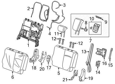 2024 Honda Odyssey Third Row Seats Diagram 1