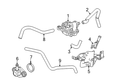 2022 Honda Civic TUBE D, PURGE Diagram for 36170-64A-A00