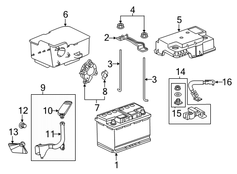 2022 Honda Ridgeline Battery Diagram