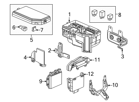 2022 Honda Ridgeline Fuse & Relay Diagram 2