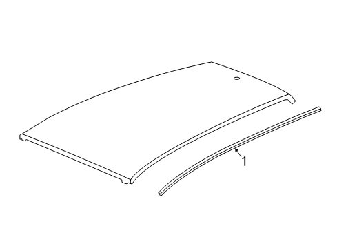 2022 Honda HR-V Exterior Trim - Roof Diagram