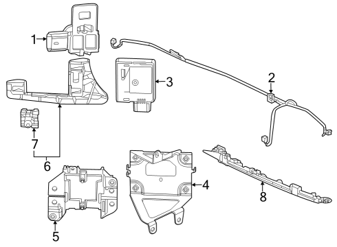 2023 Honda CR-V ADAPTER Diagram for 8S414-3T0-J01